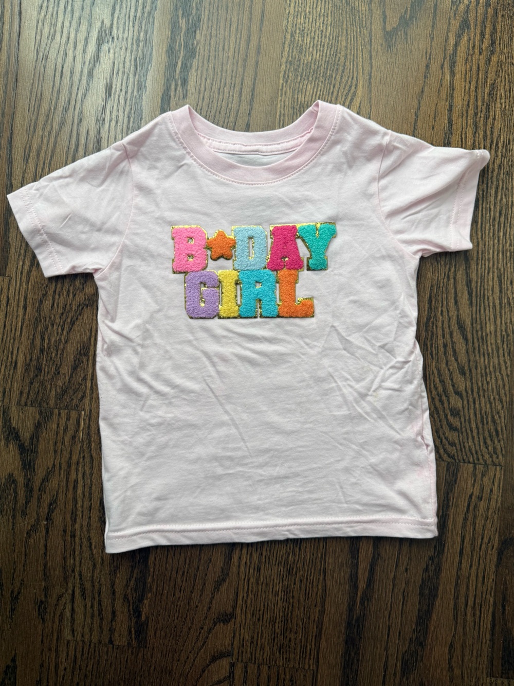 Birthday Girl Short Sleeve Tee - Pink